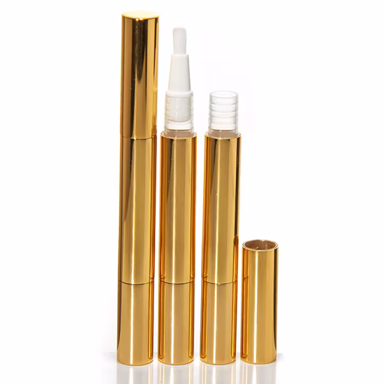 Portable 1.5ml 2ml 2.5ml 4ml 4.5ml PP Plastic Concealer Twist Pen with Brush