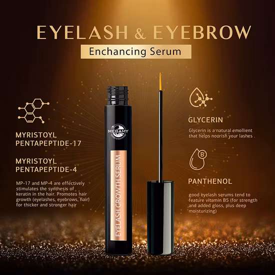 Wholesale Thick Black Curly Eyelashes Eyebrow Natural Mascara