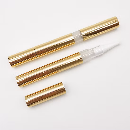 Empty 2ml Metal Cosmetic Twist Pen with Window Design