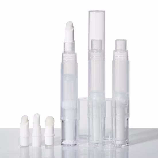 4ml Empty Transparent Plastic Empty Concealer Twist Pen Twist Cosmetic Pen Twist Brush Pen